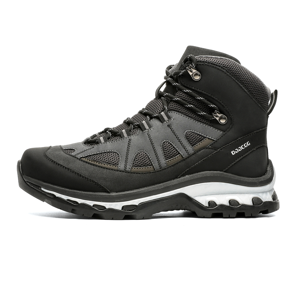 LUNMADENG Combat Boots Men"s Black, Orange