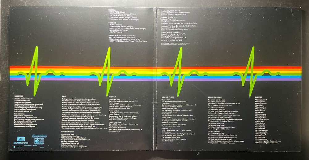 Pink Floyd ‎– The Dark Side Of The Moon (Европа 2011г.)