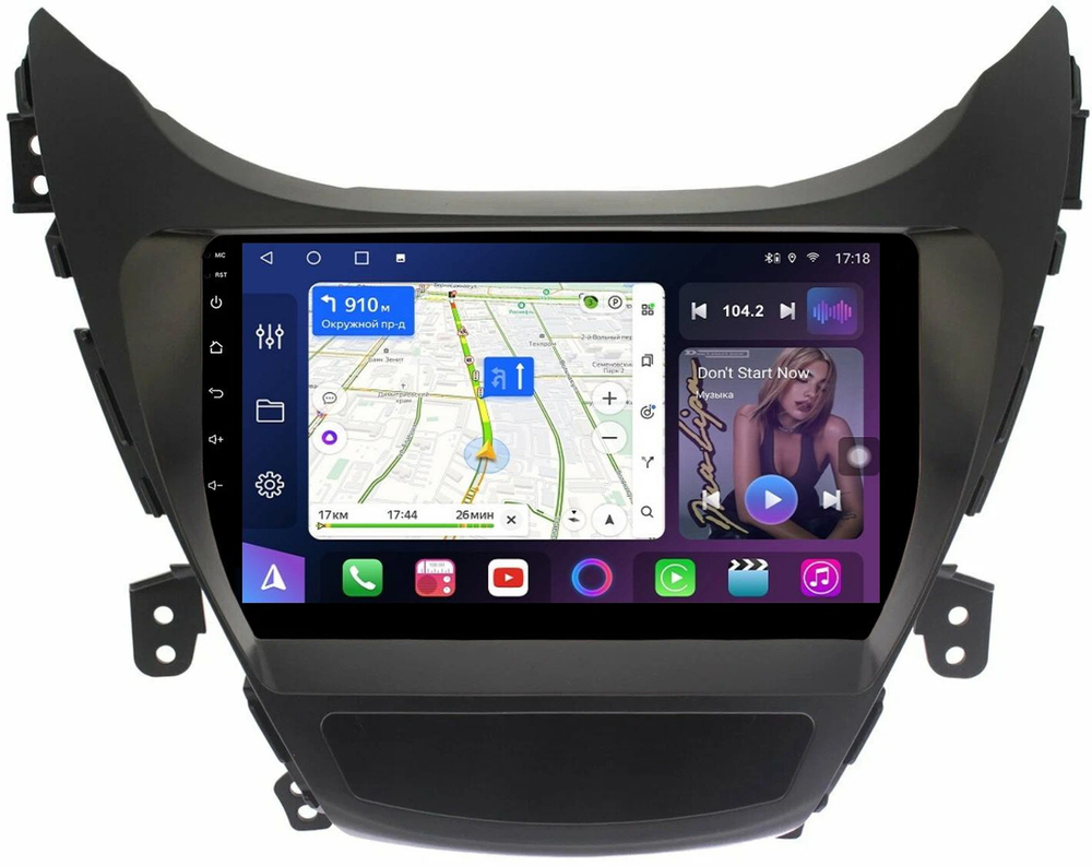 Магнитола для Hyundai Elantra 5 MD 2011-2013 - FarCar BM360M на Android 13, QLED, TS10, 4Гб+32Гб, CarPlay, 4G SIM-слот