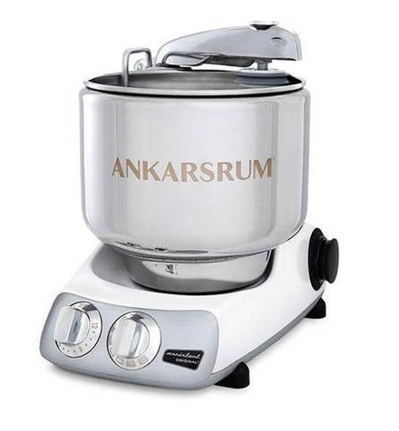 Тестомес Ankarsrum Assistent Original AKM6230 Glossy White - белый глянец, 2 чаши, 2300618