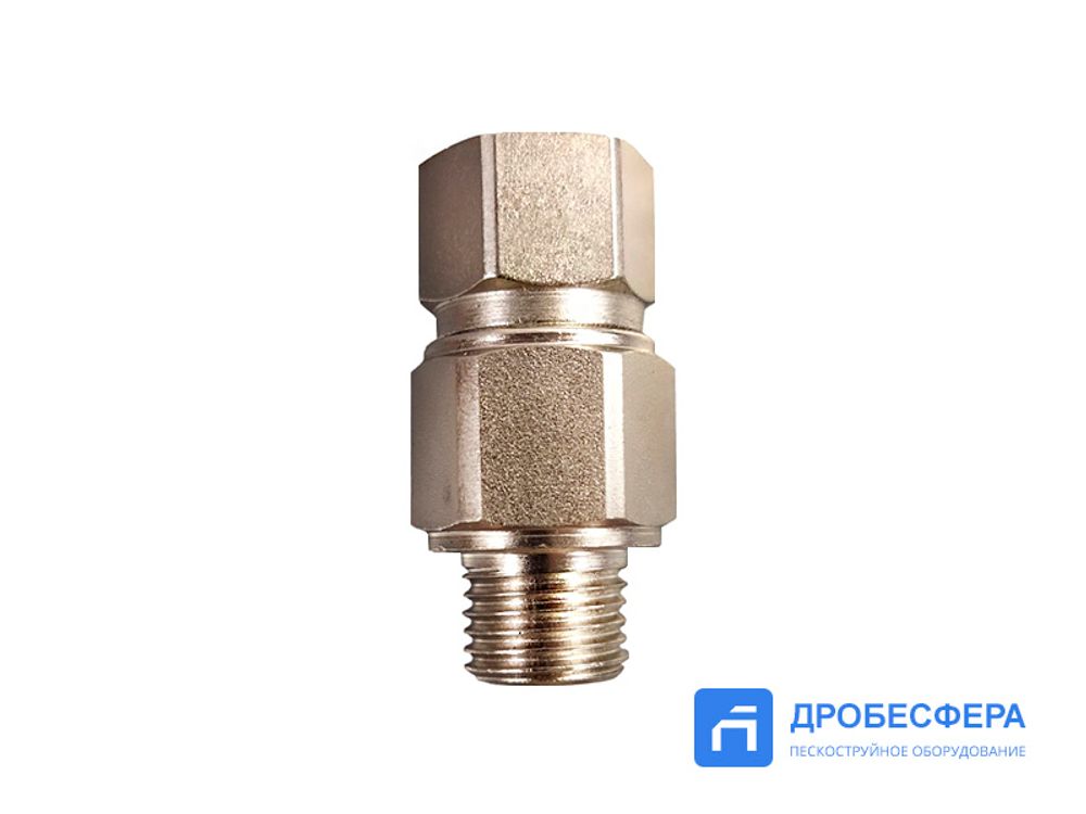 Поворотный шарнир 3/8 папа - 1/4 мама SOTEX STX-SW3814