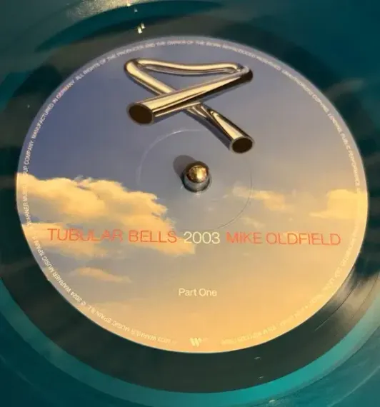 Mike Oldfield – Tubular Bells 2003 - Blue - LP