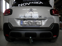 Фаркоп оцинкованный Galia C073A для Citroen C3 Aircross 2018-(паспорт и сертификат в комплекте)(без электрики)