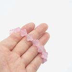 Селенит (имитация), клевер, 11*12мм, розовый