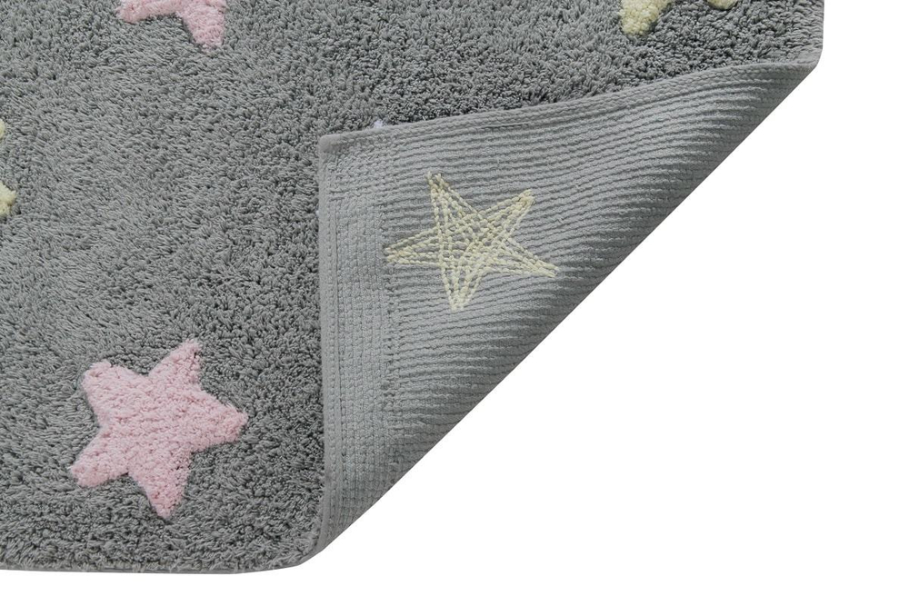 Ковер Lorena Canals Tricolor Stars Grey-Pink (120 x 160 см)