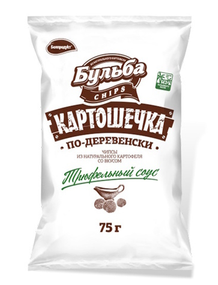 Чипсы "Картошечка по-деревенски" Трюфельный соус 75г. Бульба Белпродукт