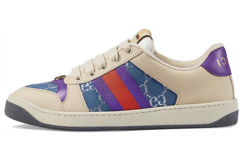 Gucci Wmns Screener "Blue Gg Lamé" Women"s