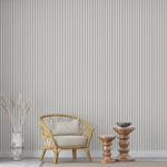 Панель Стеновая Реечная МДФ Stella Wave Standart Белый 2700x119x16 (4шт.упак.)