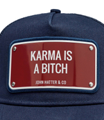 Кепка KARMA IS A BITCH John Hatter - темно-синий(1-1067-U00)