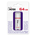 Память USB Flash Mirex Knight 64 Gb, белый