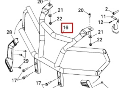 Передний бампрер XT Can-Am Outlander G1 705002812