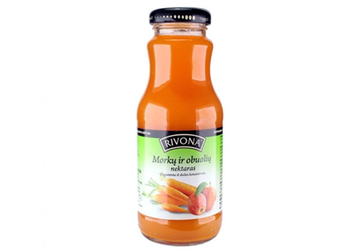 Нектар морковно-яблочный Rivona, 250мл