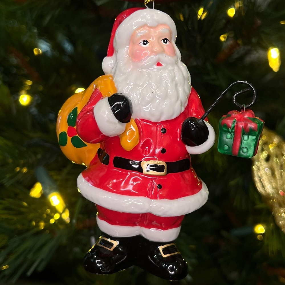 Дед Мороз фарфоровый, 10 см