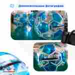 Аттракцион Водный шар "Футбольный мяч Голубой", ПВХ, 2 м