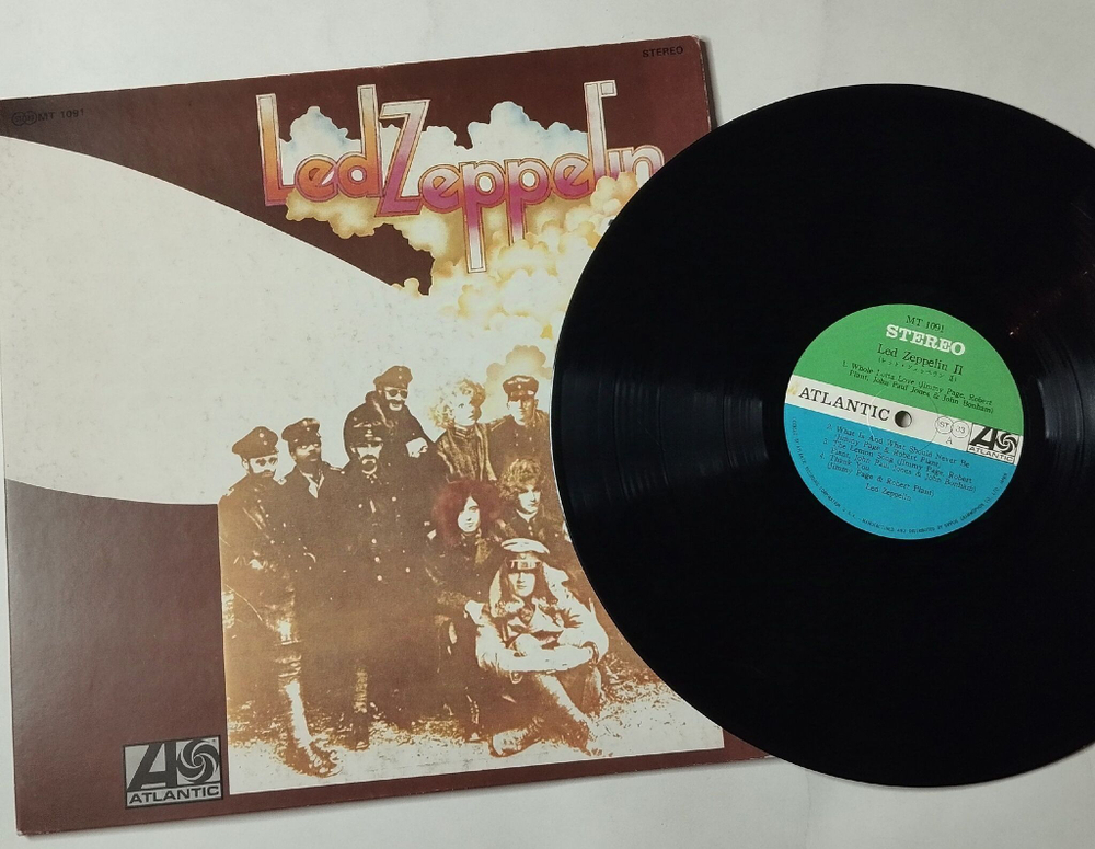 Винтажная виниловая пластинка LP Led Zeppelin II (Japan 1969) (No Obi) 1 press