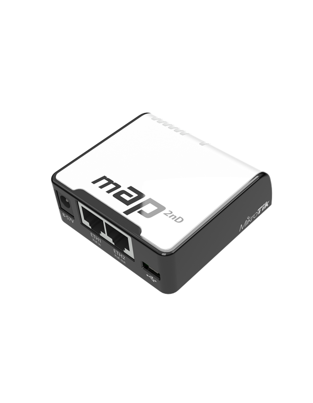 Точка доступа wi-fi MikroTik mAP with AR9531 650MHz CPU, 64MB RAM, 2xLAN, built-in 2.4Ghz 802.11bgn Dual Chain wireless with integrated antennas, microUSB, RouterOS L4, plastic case, PSU , POE-out