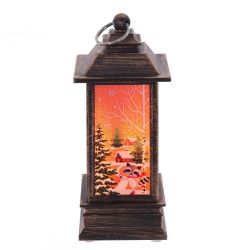 GAEM Изделие декоративное "Фонарь" (подсвет, LR44 х3шт) L5 W5 H12,5 см (блок 12), 3в.