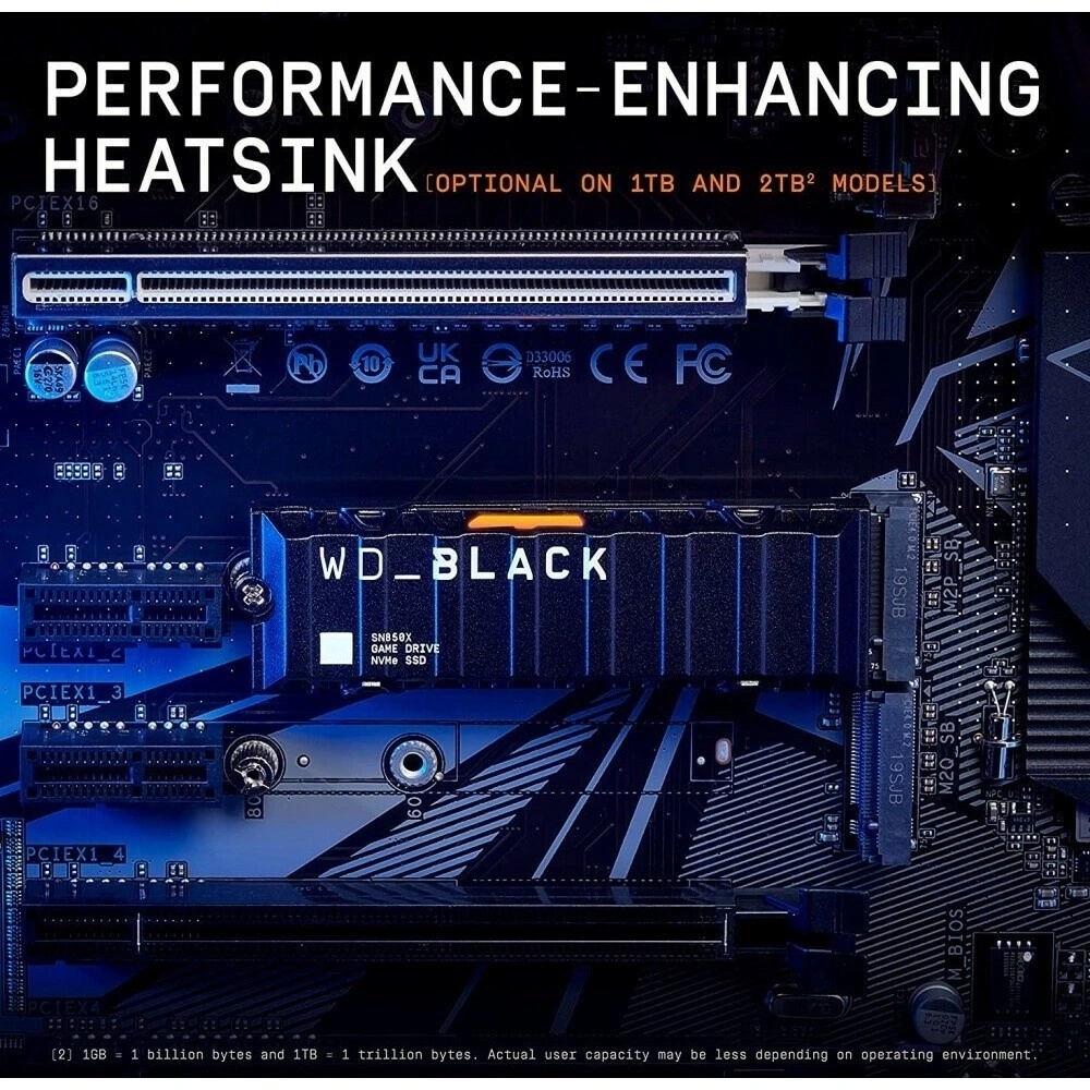 Накопитель SSD Western Digital 2.0Tb Black (WDS200T2XHE)