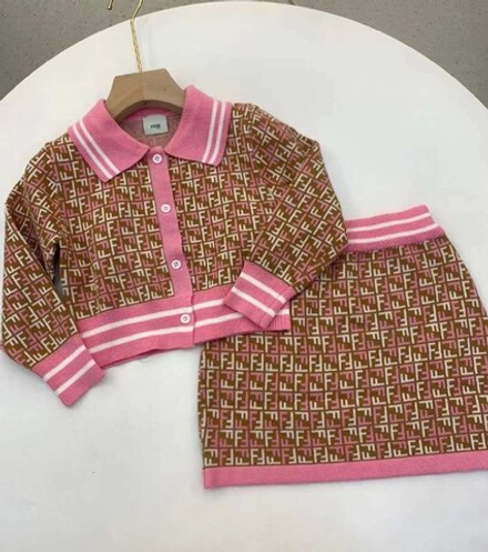 Рубашка и юбка Fendi для девочки