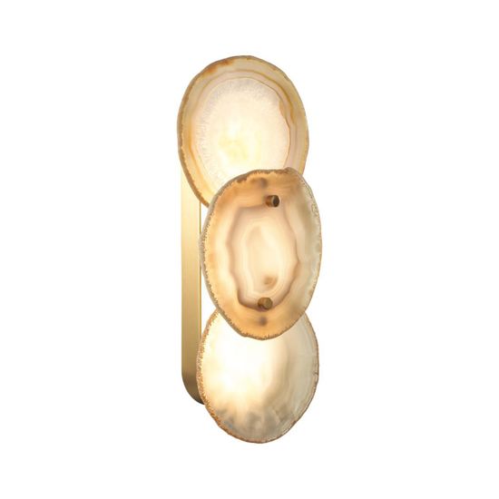 7065/10WL L-VISION ODL25 351 Настенный светильник бронзовый/металл/акрил/агат IP20 LED 10W 3000K 220V AGATE