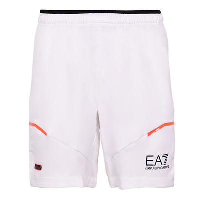 Мужские теннисные шорты EA7 Man Woven Shorts - white