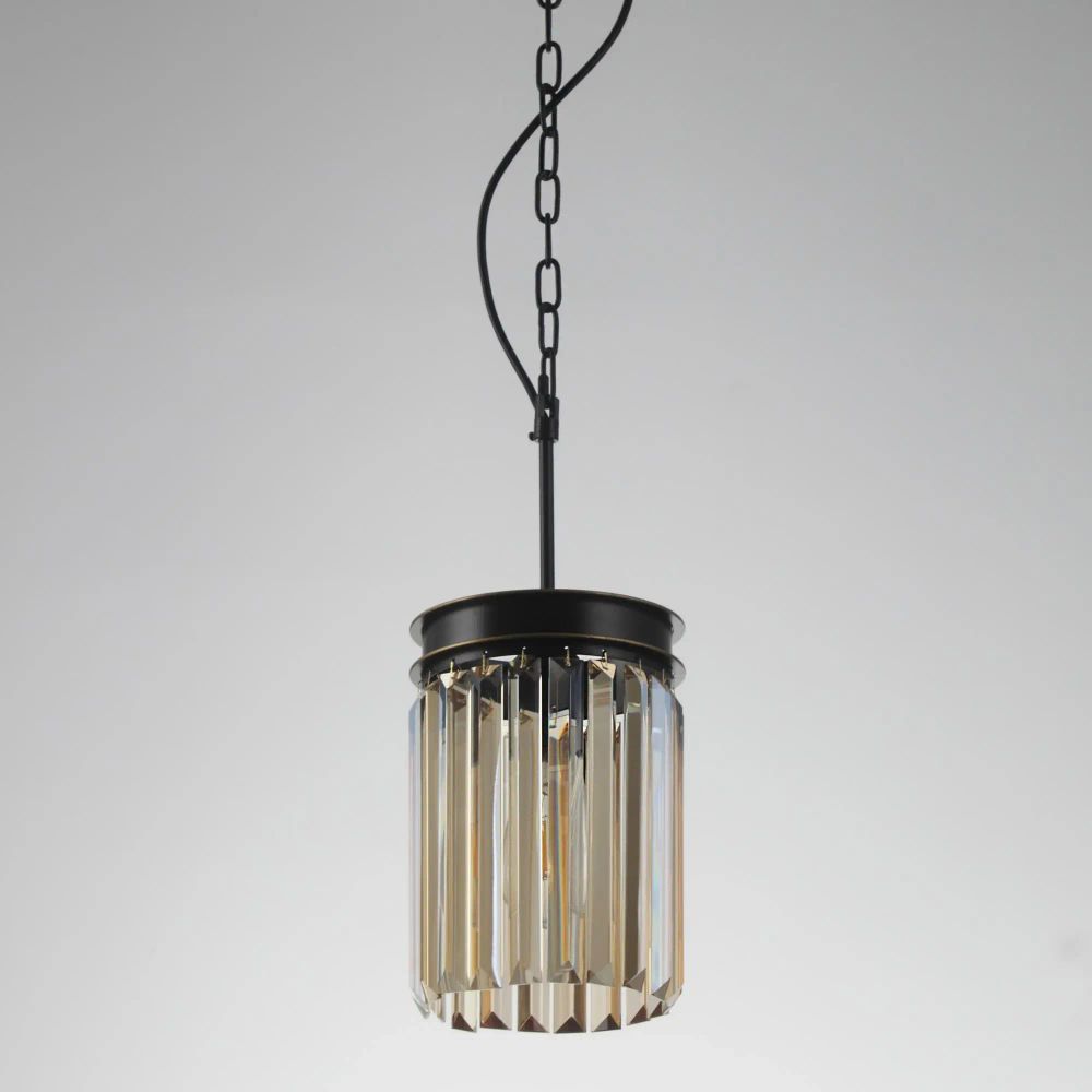 Citilux Мартин CL332012 Подвесной светильник хрустальный Шампань