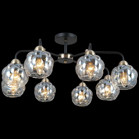 Люстра потолочная ILLUMICO E14 IL0447-8CSQ-79 BK