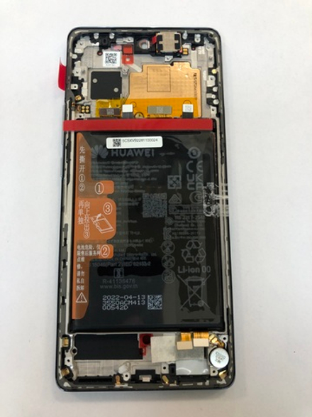 Дисплей в сборе с тачскрином,рамкой и новой АКБ для Huawei Nova 10 (NCO-LX1) Оригинал