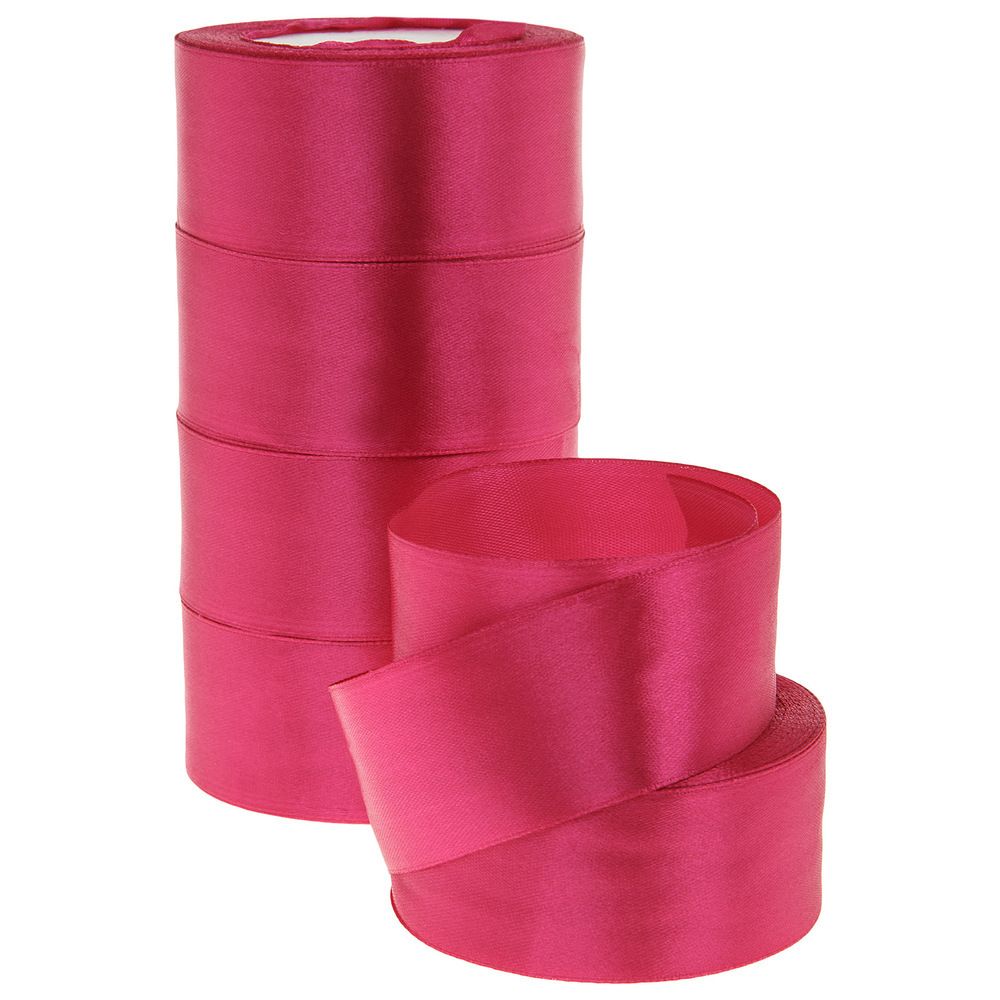 Лента атласная 3,8см*22,85м ЯГОДНЫЙ