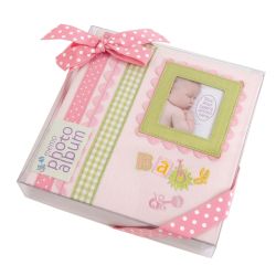 Innova Q4403614M Фотоальбом 180 фото 10*15 Детские воспоминания розовый в подарочной упаковке, кар | Innova