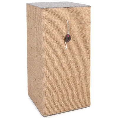 Когтеточка куб брутал world a (1 из 363 частей когтеточки-рекордсмена) джут ковролин 32х32х60 кд-63