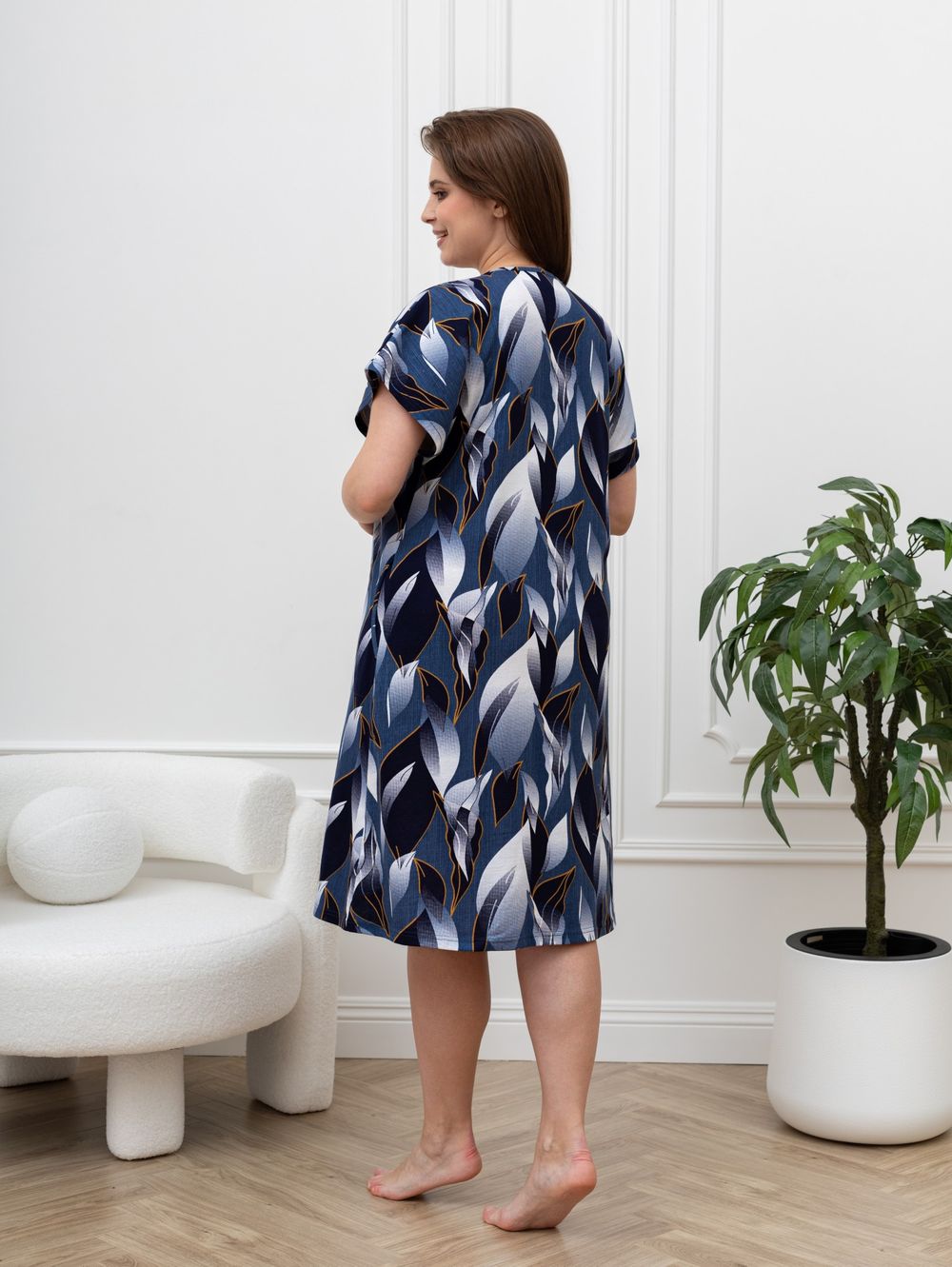 Халат Хомли Виотекс ИНДИГО