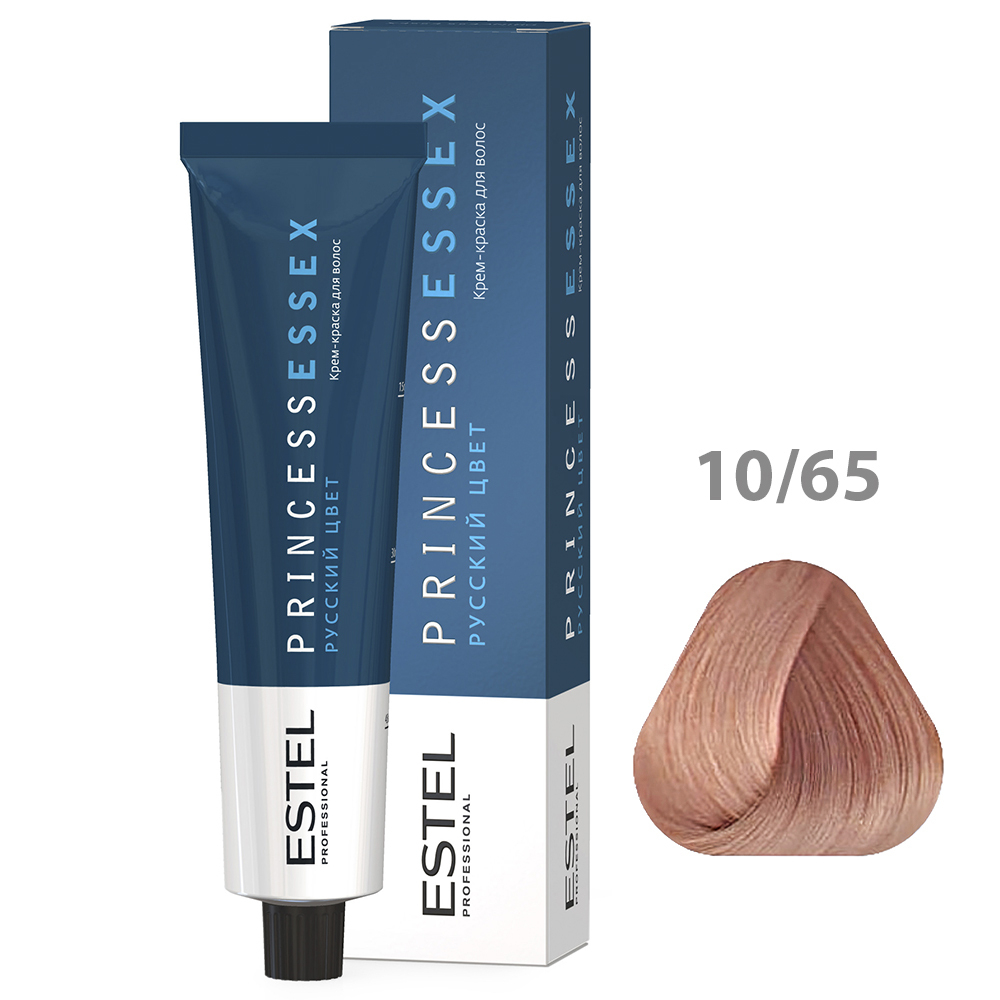 ESTEL PRINCESS ESSEX Крем-краска для волос, 10/65 светлый блондин розовый/жемчуг, 60 мл