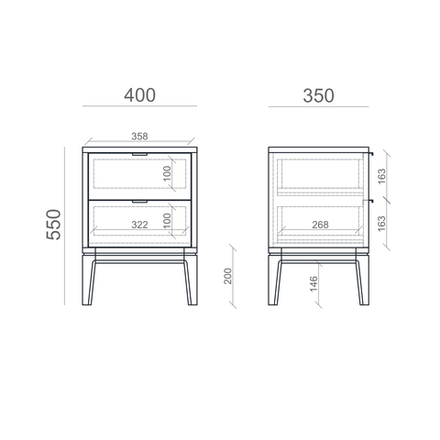 Прикроватная тумба TIMELESS TL124