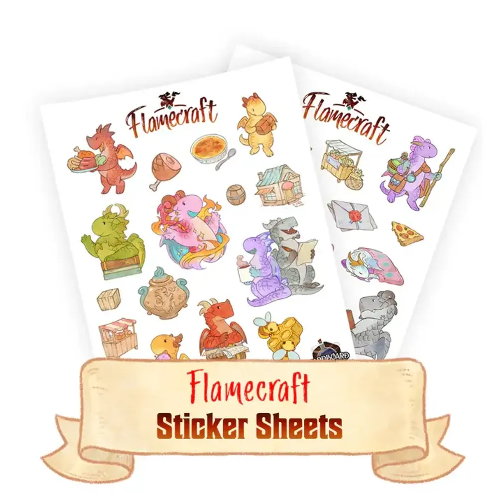 [Предзаказ] Flamecraft Sticker Sheets