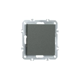 Выключатель 1-клавишый матовый титан Donel, 3 штуки Арт DB10100-DE29645-3