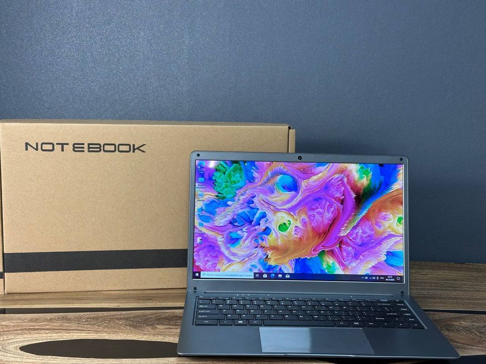 14" Ноутбук Dexp 14N-4000 (1366x768, Intel Celeron N4000, RAM 6ГБ,SSD 128ГБ, Intel UHD Graphics 600, Win 10Pro)