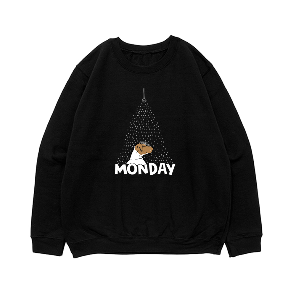 Свитшот "Джек Рассел в понедельник"