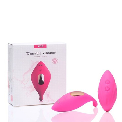 Вибратор носимый с пультом ДУ, розовый