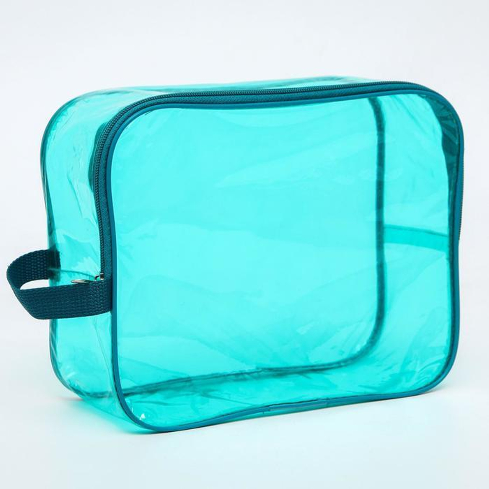 7048565 Сумка в роддом 20х25х10, цветной ПВХ, цвет бирюзовый