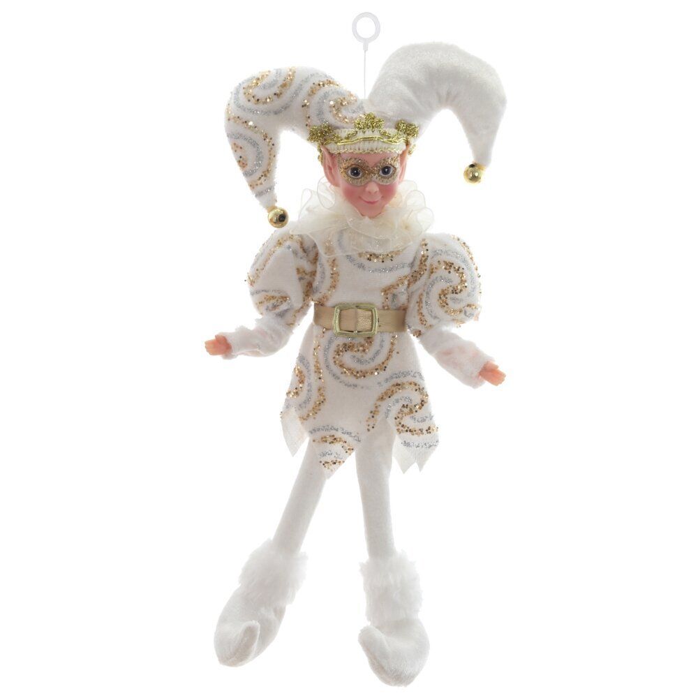 GAEM Игрушка набивная подвесная "Эльф", L12 W6 H26/16 см, 2в.