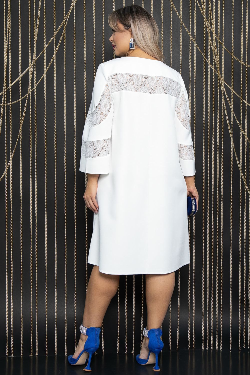 Платье с кружевом Роскошный выход (айвори) П14400-13М LT Collection