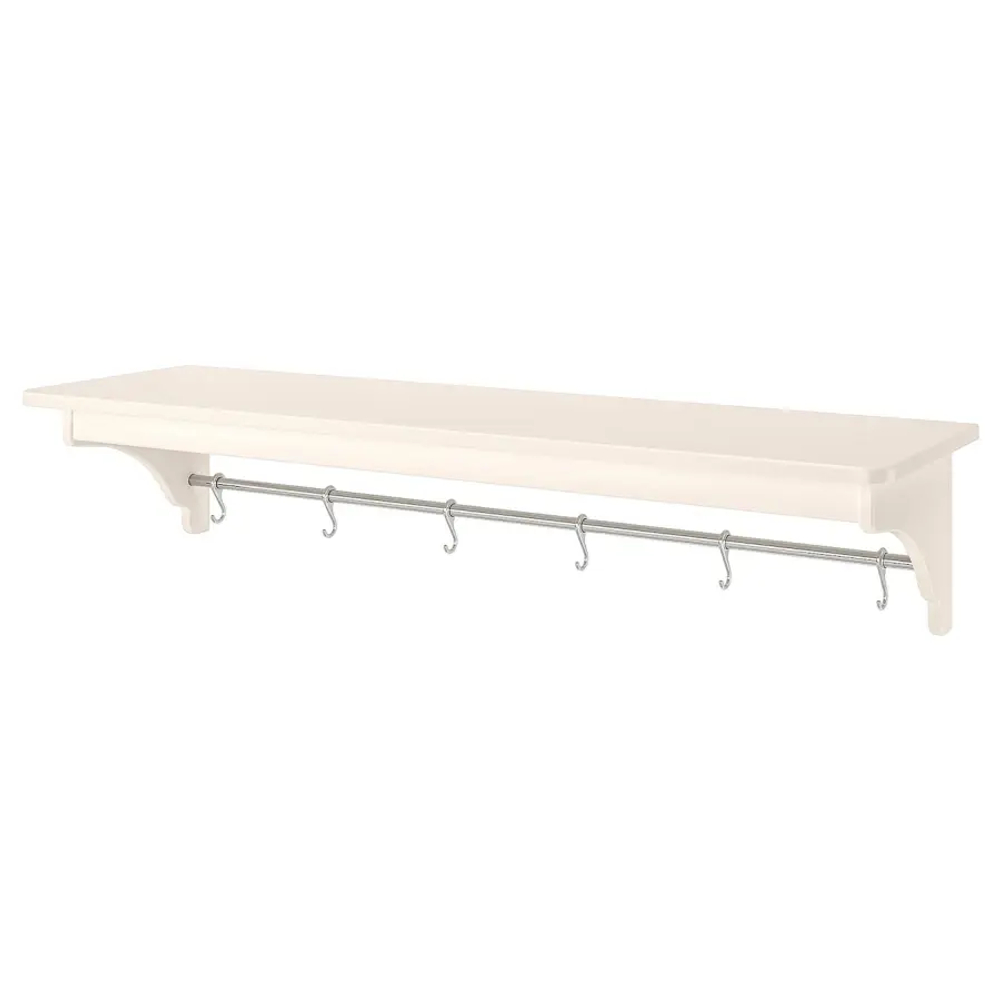 Настенная полка - TORNVIKEN IKEA/ ТРОНВИКЕН ИКЕА, 120х24х30 см, белый