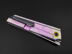 Складной нож Common M390 CrystalTi pink