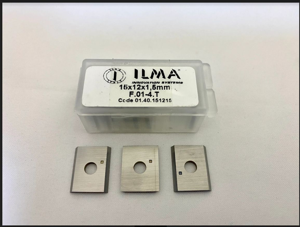 Нож сменный твердосплавный 15x12x1,5 стандарт HW 35° Z=2 NR, ILMA