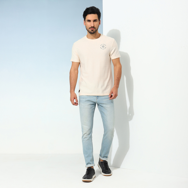 Футболка мужская Royal Enfield, цвет - белый, размер - L, арт. RLATSA230476 (TSA230008WHITE)