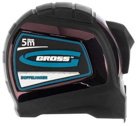 Рулетка Doppelhaken GROSS 5мх25мм (6шт)