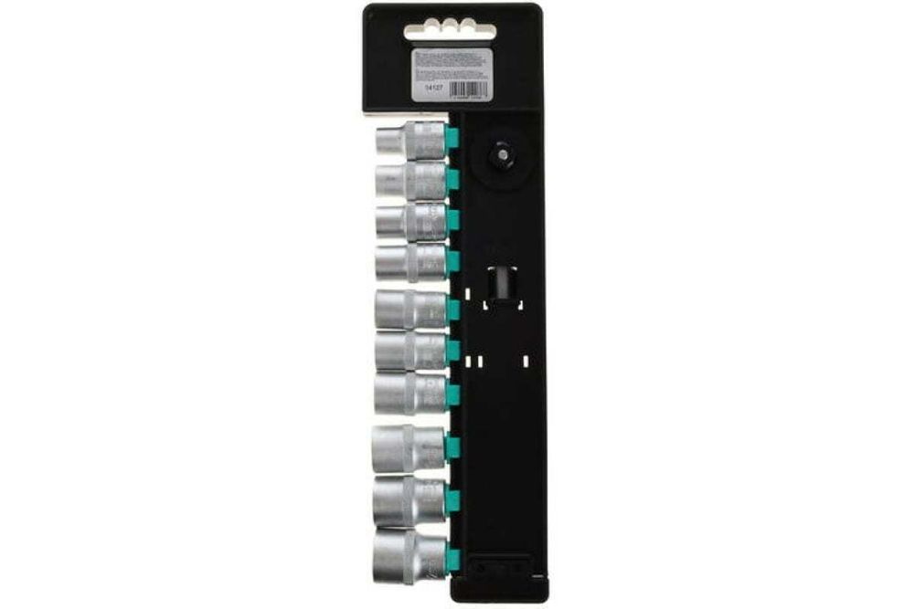 14127 Набор торцевых головок, 1/2", головки 10 - 22 мм, с трещот. ключом, CrV, 11 предм. Stels