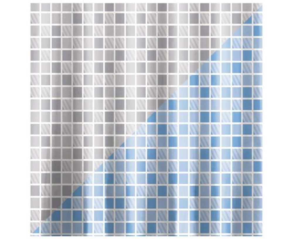 Штора для ванной РЫЖИЙ КОТ Peva, 180х180см