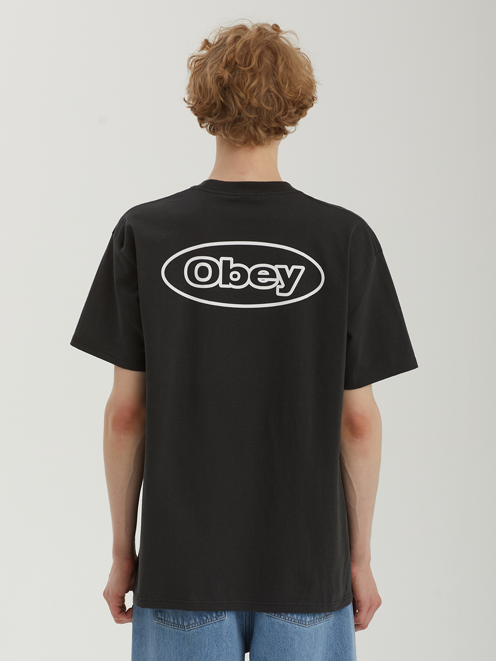 Мужская Футболка Obey Reaction
